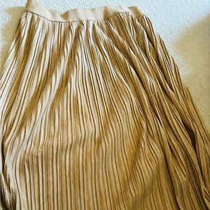 Long gold skirt